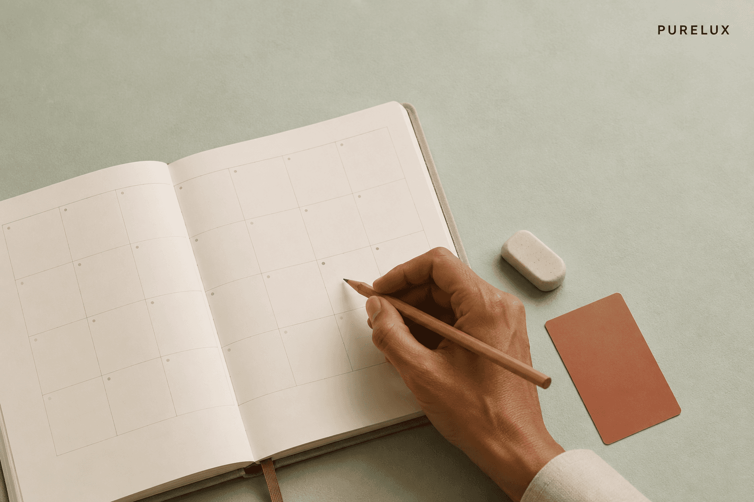 An editable planner used to consider a future head spa visit