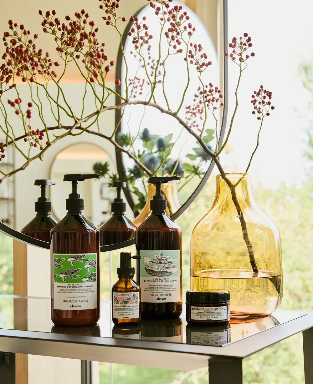 Davines professional hair-care products